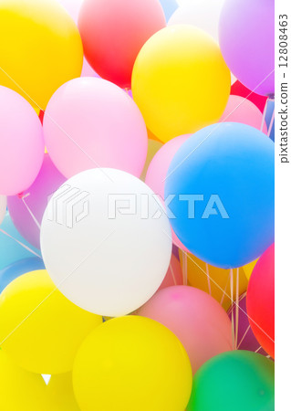 Multicolored Balloon Background  12808463