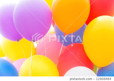 Multicolored Balloon Background Multicolored Balloon Background 12808464