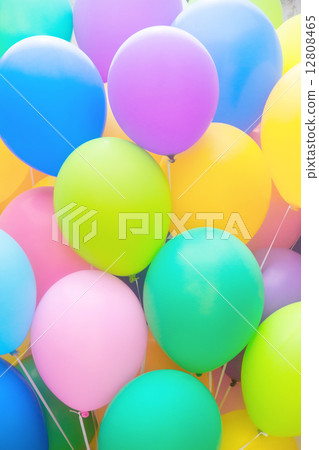 Multicolored Balloon Background Multicolored Balloon Background 12808465