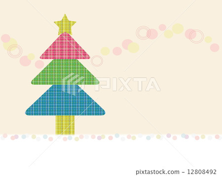 Christmas tree check pattern - Stock Illustration [12808492] - PIXTA