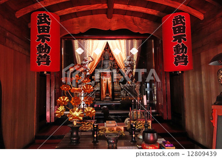 惠林寺的武田不動尊(山梨縣甲州市) 惠林寺的武田不動尊(山梨縣甲州市) 12809439