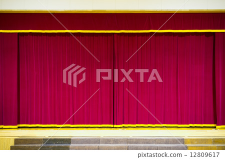 The stage of the school 12809617
