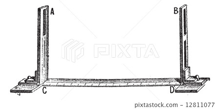 Alidade, vintage engraving Alidade, vintage engraving 12811077