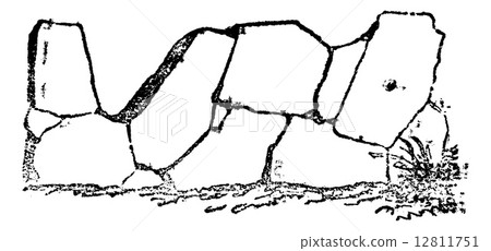 Crazy paving of the Romans contains joints in all directions, vi 12811751