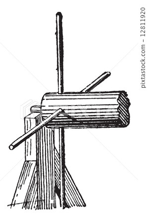 Turnstile, vintage engraving Turnstile, vintage engraving 12811920
