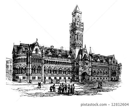 Bradford City Hall, Bradford, West Yorkshire, United Kingdom, vi 12812604