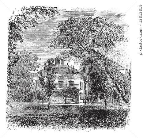 Longfellow ,House, Massachusetts, Cambridge , America, vintage Longfellow ,House, Massachusetts, Cambridge , America, vintage 12812819
