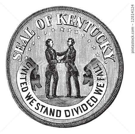 Seal of the State Kentucky vintage engraving 12814124