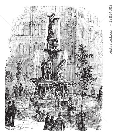 Tyler Davidson Fountain or Genius of Water or The Lady or The Fo 12814302