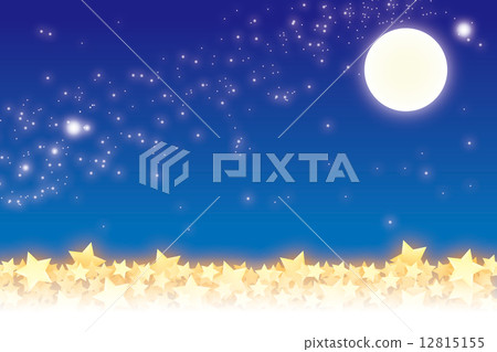 背景材料壁紙（堆積的星星） 12815155
