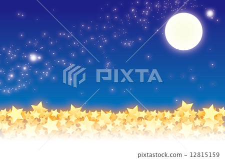 背景材料壁紙(堆積的星星) 背景材料壁紙(堆積的星星) 12815159