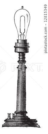Incandescent Lamp or Carbon-filament Lamp by Thomas Alva Edison, Incandescent Lamp or Carbon-filament Lamp by Thomas Alva Edison, 12815349