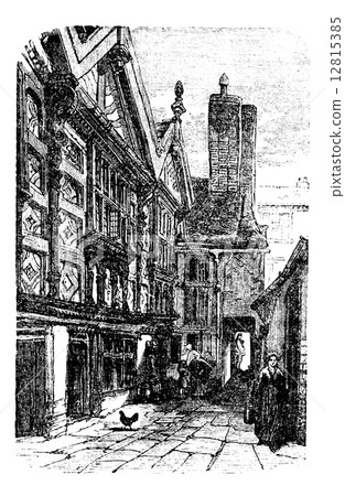 Stanley Palace, in Chester, Cheshire, United Kingdom, during the 12815385