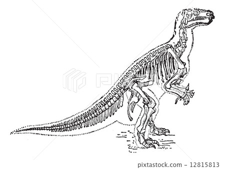 vintage iguanodon