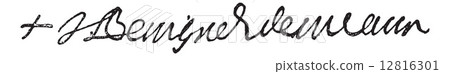 Signature of Jacques-Benigne Bossuet, Bishop of Meaux (1627-1701 12816301
