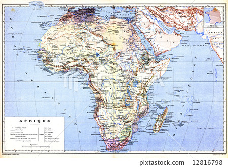 The planispheric map of Africa The planispheric map of Africa 12816798