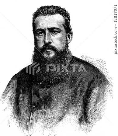 Paul Soleillet, vintage engraving. Paul Soleillet, vintage engraving. 12817071