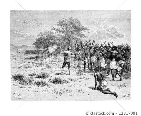 The Talisman Breaks, vintage engraving 12817091