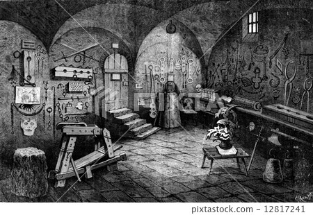 Nuremberg. Instruments of torture, vintage engraving. Nuremberg. Instruments of torture, vintage engraving. 12817241