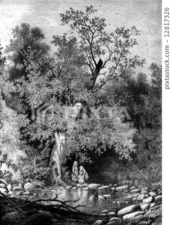 The hole Crayfish. Ever small children were not as fun, vintage 12817326