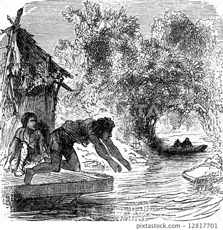 The dramas of India. The enemy of fugitives threw swimming, vint The dramas of India. The enemy of fugitives threw swimming, vint 12817701
