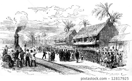 Receiving MF de Lesseps, the landing of Barranquilla, the author Receiving MF de Lesseps, the landing of Barranquilla, the author 12817925