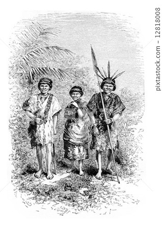 Civilized Indians of the Town of Cuembi in Amazonas, Brazil, vin 12818008