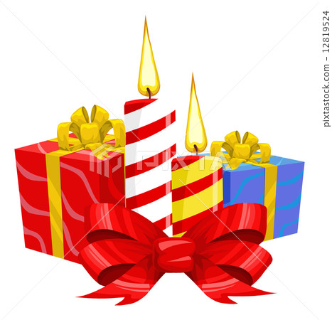 Christmas Candles, illustration Christmas Candles, illustration 12819524
