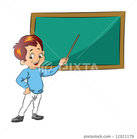 Boy Teaching, illustration Boy Teaching, illustration 12821179