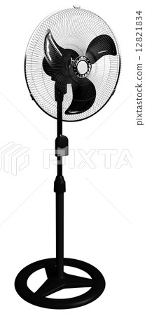Black plastic and metal hi-tech fan - Stock Illustration [12821834] - PIXTA