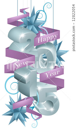 New year 2015 decorations 12822054