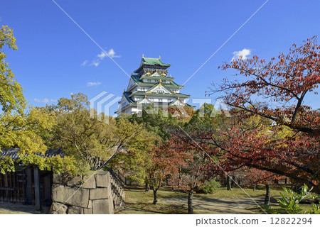 秋天Osakajo Nishiyukumaru 12822294