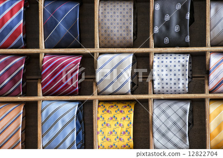 silk tie on display 12822704