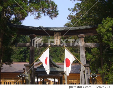 Nogano Hodaka Shinto shrine main shrine Torii Nogano Hodaka Shinto shrine main shrine Torii 12824724