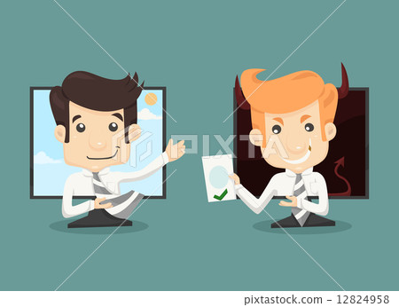 Businessman internet working concept, wireless communication 12824958