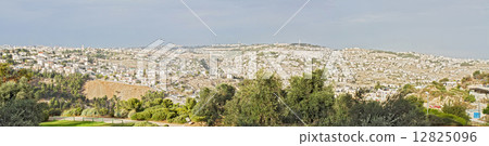 Panorama the old city Jerusalem 12825096