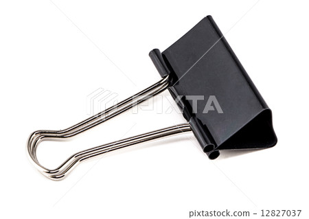 Photo of the group black steel paperclips 12827037