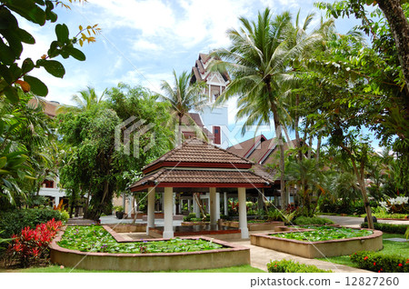 Recreation area of luxury hotel, Phuket, Thailand 12827260