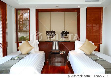 Villa interior at the luxury hotel, Phuket, Thailand 12827795