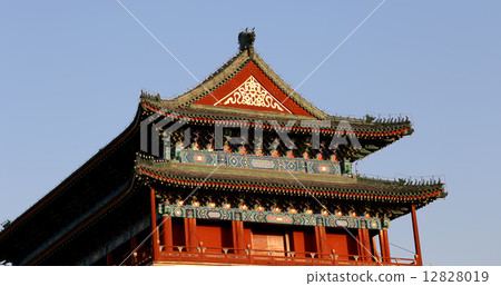 Zhengyangmen Gate (Qianmen). Tiananmen Square in Beijing, China Zhengyangmen Gate (Qianmen). Tiananmen Square in Beijing, China 12828019