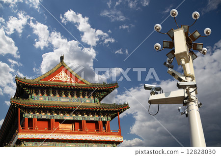 Zhengyangmen Gate (Qianmen). Tiananmen Square in Beijing, China Zhengyangmen Gate (Qianmen). Tiananmen Square in Beijing, China 12828030