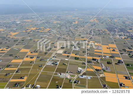 Aerial photograph of Tonami-shi, Takaoka-shi 12828578