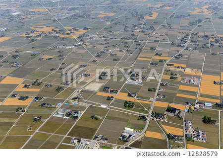 Aerial view of Takaoka city Aerial view of Takaoka city 12828579