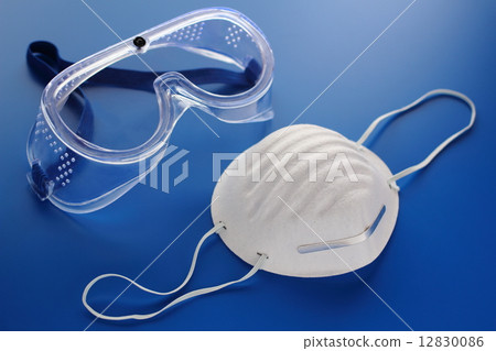 Protective mask and glasses 12830086