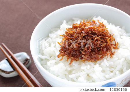 Chirimenjako與米飯 12830166