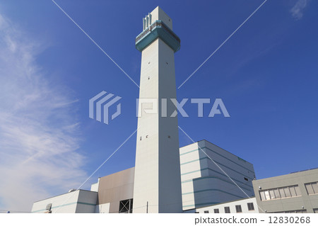 岡山市東部清潔中心（煙囪） 12830268