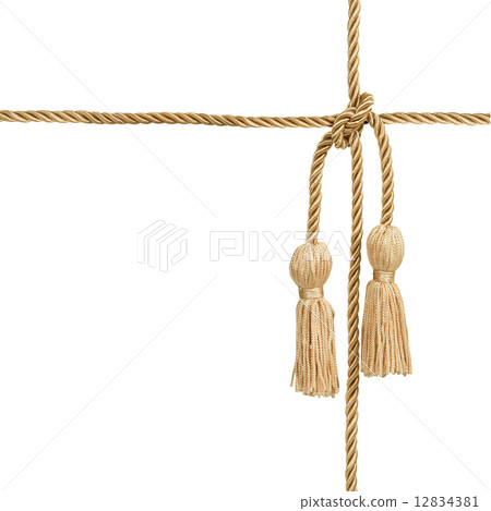 Gold rope with tassel 12834381