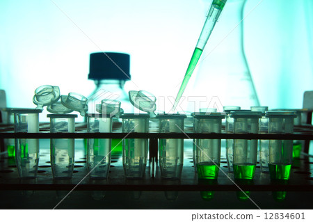 Science experiment glassware Science experiment glassware 12834601