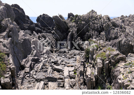 Muroto Geopark Hilltop Beach, Slavic Structure of Turbidite Muroto Geopark Hilltop Beach, Slavic Structure of Turbidite 12836082