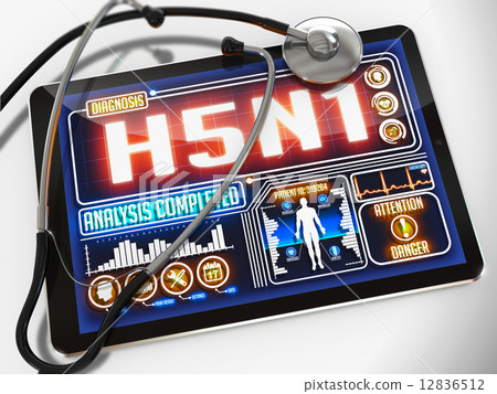 H5N1 on the Display of Medical Tablet. 12836512